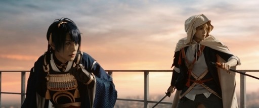画像ギャラリー No.001のサムネイル画像 / 三日月宗近と山姥切国広のバトルを収録。「映画刀剣乱舞-黎明-」のメイキング映像“VFX BREAKDOWN EP.4 ＜酒呑童子編＞”が公開に