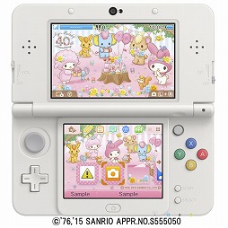 画像ギャラリー No.006のサムネイル画像 / ニンテンドー3DSのテーマに「マイメロディ」と「アイカツ！」が登場