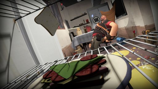 画像ギャラリー No.003のサムネイル画像 / 食パンを操作する「I am Bread」に，「Team Fortress 2」とコラボした新マップが登場