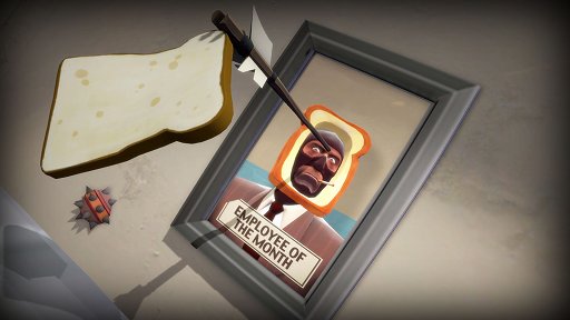 画像ギャラリー No.005のサムネイル画像 / 食パンを操作する「I am Bread」に，「Team Fortress 2」とコラボした新マップが登場