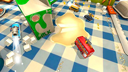 画像ギャラリー No.001のサムネイル画像 / 室内をサーキットに見立てて走り回るレースゲーム「Toybox Turbos」，欧米での発売が発表。日本での発売時期は決定次第明らかに