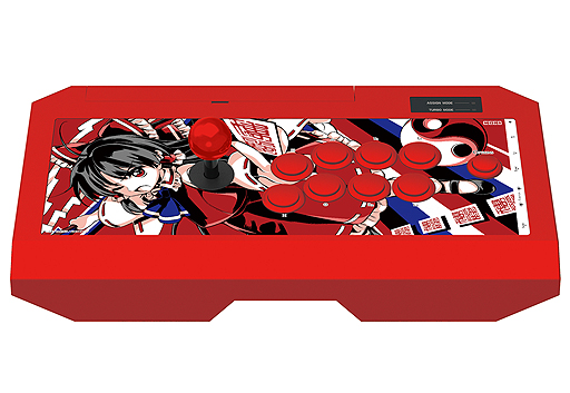 画像ギャラリー No.004のサムネイル画像 / HORI，「東方深秘録」コラボのアーケードスティックを12月に発売。レバーとボタンを離したカスタムバージョンのアケステも