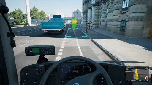 画像ギャラリー No.007のサムネイル画像 / ハロー！Steam広場 第332回：リアルスケールのベルリンで路線バスを走らせるシミュレーションゲーム「The Bus」