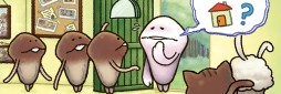 画像ギャラリー No.013のサムネイル画像 / 「なめこのおさんぽ」，迷子のおばけ白なめこが登場する新ストーリーが配信