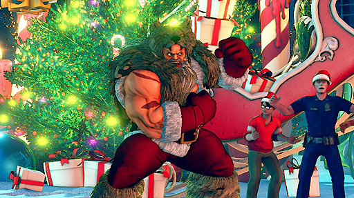画像ギャラリー No.004のサムネイル画像 / 「ストリートファイターV」，ケンやかりんら6人に向けた「クリスマスコスチューム」が12月21日より期間限定配信へ
