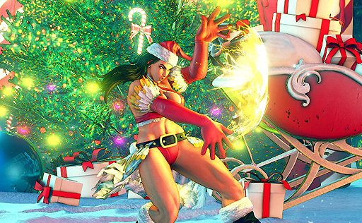 画像ギャラリー No.007のサムネイル画像 / 「ストリートファイターV」，ケンやかりんら6人に向けた「クリスマスコスチューム」が12月21日より期間限定配信へ