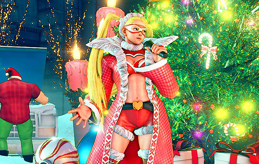 画像ギャラリー No.008のサムネイル画像 / 「ストリートファイターV」，ケンやかりんら6人に向けた「クリスマスコスチューム」が12月21日より期間限定配信へ