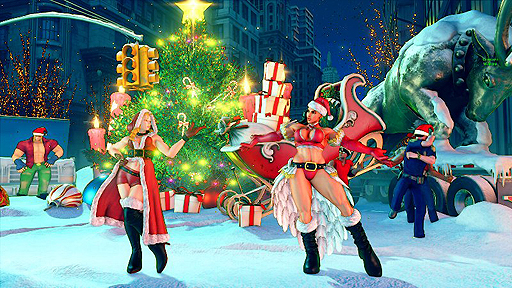 画像ギャラリー No.009のサムネイル画像 / 「ストリートファイターV」，ケンやかりんら6人に向けた「クリスマスコスチューム」が12月21日より期間限定配信へ