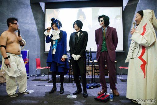 画像ギャラリー No.016のサムネイル画像 / ウメハラ氏の発案に40名超のプレイヤーが参戦。まさかの“太陽の塔”コスも披露された，「ウメハラ杯〜コスプレ限定大会〜」フォトレポート