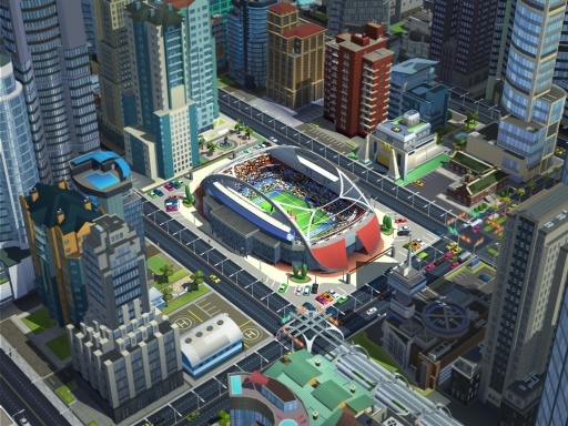 画像ギャラリー No.002のサムネイル画像 / 「SimCity BuildIt」，スポーツに関連した施設15種を4週連続で順次追加
