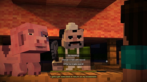 画像ギャラリー No.028のサムネイル画像 / 今度は世界を作らず守れ？　「Minecraft」がまさかのアドベンチャーゲームになった「Minecraft: Story Mode」をレビュー