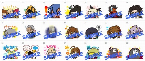 画像ギャラリー No.002のサムネイル画像 / 「BLAZBLUE」，LINEスタンプ第3，4弾が配信。タペストリーも登場