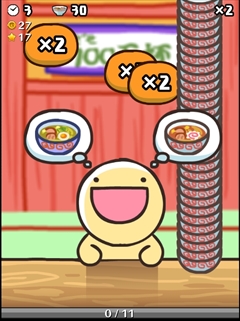 画像ギャラリー No.010のサムネイル画像 / 目指すは30秒でラーメン100万杯？　スマホ向けラーメン早食いゲーム「ふにゃ麺道場Nayuta！」を紹介する「（ほぼ）日刊スマホゲーム通信」第730回