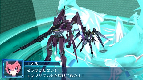 画像ギャラリー No.005のサムネイル画像 / 「クロスアンジュ 天使と竜の輪舞tr.」は全10チャプターで描かれる。パラメイル同士での戦いに発展していくなか，ナオミの選択で物語が変化する