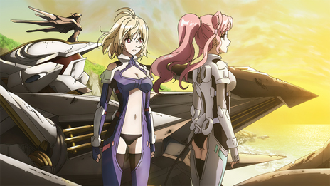 画像ギャラリー No.037のサムネイル画像 / 「クロスアンジュ 天使と竜の輪舞tr.」は全10チャプターで描かれる。パラメイル同士での戦いに発展していくなか，ナオミの選択で物語が変化する