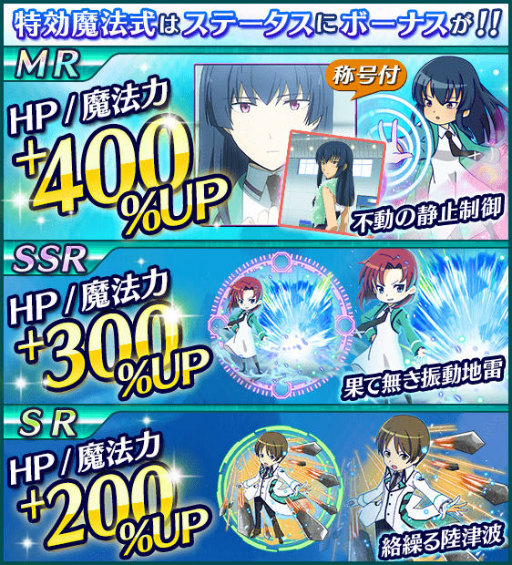 画像ギャラリー No.012のサムネイル画像 / 「魔法科高校の劣等生 スクマギ」，イベント“サマー・スプラッシュ”を開始