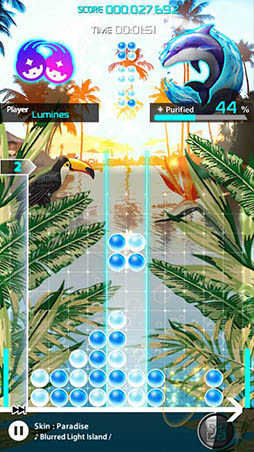 画像ギャラリー No.003のサムネイル画像 / スマホ向けパズルゲーム「LUMINES パズル＆ミュージック」は7月19日に日本先行配信。水口哲也氏とモブキャストがタッグを組んだ新作タイトル