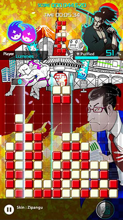 画像ギャラリー No.004のサムネイル画像 / スマホ向けパズルゲーム「LUMINES パズル＆ミュージック」は7月19日に日本先行配信。水口哲也氏とモブキャストがタッグを組んだ新作タイトル