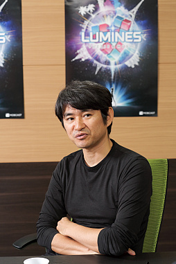 画像ギャラリー No.004のサムネイル画像 / 面白さとは普遍的なもの。水口哲也氏とモブキャストの坂本康朗氏が語る，シリーズ最新作「LUMINES パズル＆ミュージック」をスマホタイトルにする意味とは