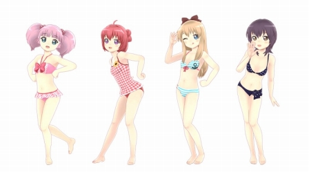 画像ギャラリー No.001のサムネイル画像 / 「ミラクルガールズフェスティバル」，DLC衣装「水着セット」を配信