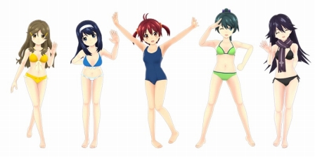 画像ギャラリー No.005のサムネイル画像 / 「ミラクルガールズフェスティバル」，DLC衣装「水着セット」を配信