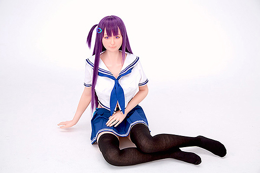 画像ギャラリー No.002のサムネイル画像 / オリエント工業と自由廊のコラボで「VALKYRIE DRIVE」メインキャラ・神楽坂倫花のリアル等身大ドール＜LINK A DOLL＞が誕生