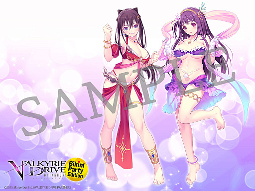 画像ギャラリー No.002のサムネイル画像 / 「VALKYRIE DRIVE -BHIKKHUNI- Bikini Party Edition」の店舗別特典が公開