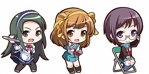 画像ギャラリー No.006のサムネイル画像 / 「アイドルうぉーず」，スニーカー文庫とのコラボが開始。「涼宮ハルヒの憂鬱」の描きおろし限定カードが登場