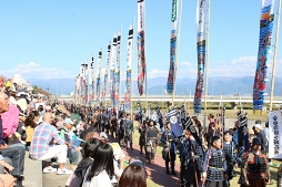 画像ギャラリー No.050のサムネイル画像 / イケメン武将たちとふたり旅気分が楽しめる「イケメン戦国」×山梨県笛吹市コラボ＆大迫力の川中島合戦戦国絵巻レポート