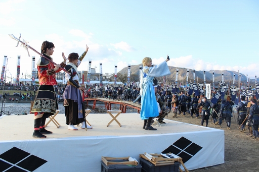 画像ギャラリー No.079のサムネイル画像 / イケメン武将たちとふたり旅気分が楽しめる「イケメン戦国」×山梨県笛吹市コラボ＆大迫力の川中島合戦戦国絵巻レポート