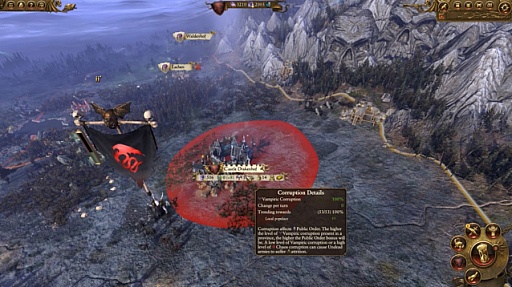 画像ギャラリー No.005のサムネイル画像 / 「Total War: WARHAMMER」の最新トレイラー公開。ヴァンパイア・カウント勢力では，“コラプション”が重要に