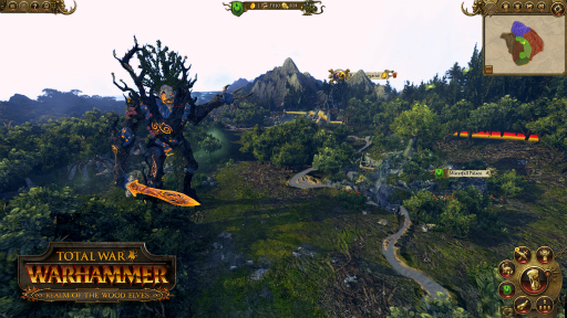 画像ギャラリー No.003のサムネイル画像 / 「Total War: Warhammer」の最新DLC「Realm of the Wood Elves」が，2016年12月8日に発売。ウッドエルフがプレイアブル勢力として登場