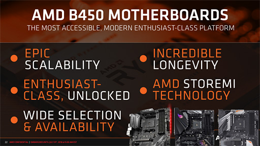 画像ギャラリー No.002のサムネイル画像 / AMD，「B450」チップセットを発表。ミドルクラス以下の市場へストレージ高速化技術「StoreMI」をもたらす