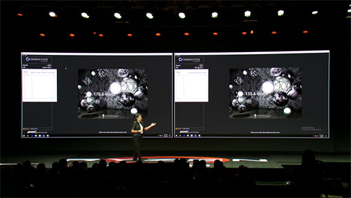 画像ギャラリー No.004のサムネイル画像 / AMD,第3世代Ryzenを披露。サンプルチップの時点でCINEBENCH R15のスコアはi9-9900Kを上回る