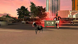 画像ギャラリー No.003のサムネイル画像 / ヤギとゾンビの対決を描くスマホ向けアプリ「Goat Simulator GoatZ」が配信中。スマホ版「Goat Simulator」の6割引セールも実施