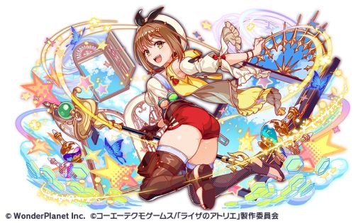 画像ギャラリー No.006のサムネイル画像 / 「クラッシュフィーバー」，アニメ「ライザのアトリエ」とのコラボイベントを11月24日から開催。ライザやリラがユニットとして登場