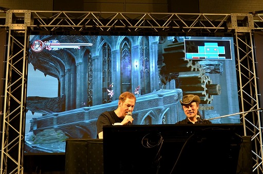 画像ギャラリー No.002のサムネイル画像 / 五十嵐孝司氏が発売間近の「Bloodstained: Ritual of the Night」のデモプレイを披露。2頭のボスドラゴンとの戦いの行方は？