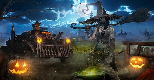 画像ギャラリー No.001のサムネイル画像 / 「CROSSOUT」，専用ルールで遊べるハロウィンイベント「ウィッチハント」が開催