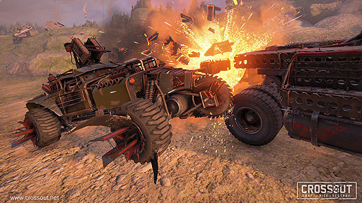 画像ギャラリー No.003のサムネイル画像 / 「CROSSOUT」，実装準備が進む新ファクション「ファイアスターター」のパーツをいち早く体験できるイベント「ホットスポット」が開始