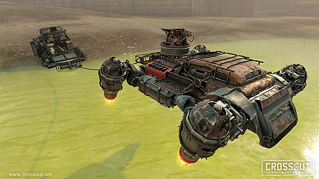 画像ギャラリー No.004のサムネイル画像 / 「CROSSOUT」，実装準備が進む新ファクション「ファイアスターター」のパーツをいち早く体験できるイベント「ホットスポット」が開始
