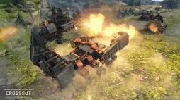 画像ギャラリー No.006のサムネイル画像 / 「CROSSOUT」，特別車両リヴァイアサンを操作して戦う「クランバトル」が実装