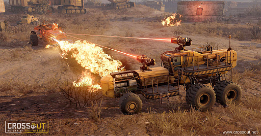 画像ギャラリー No.002のサムネイル画像 / PC版「CROSSOUT」，最新アップデートで新ファクション「ファウンダーズ」と，PvP戦用の新マップ「アシェンリング」が追加に