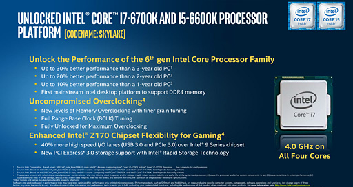 画像ギャラリー No.015のサムネイル画像 / Intel，Skylake-Kこと「Core i7-6700K」「Core i5-6600K」を発表。多くの仕様が謎に包まれたまま，Skylake時代が始まる