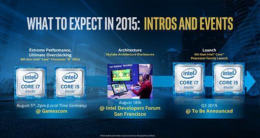 画像ギャラリー No.019のサムネイル画像 / Intel，Skylake-Kこと「Core i7-6700K」「Core i5-6600K」を発表。多くの仕様が謎に包まれたまま，Skylake時代が始まる