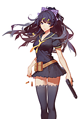 画像ギャラリー No.005のサムネイル画像 / 【PR】“崩壊”した世界を救うのは，美少女が放つ慈悲なき弾丸！　「崩壊学園」は，シンプル操作ながら手応え抜群のガンアクションシューティングだ