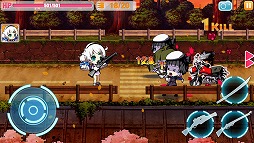 画像ギャラリー No.015のサムネイル画像 / 【PR】“崩壊”した世界を救うのは，美少女が放つ慈悲なき弾丸！　「崩壊学園」は，シンプル操作ながら手応え抜群のガンアクションシューティングだ