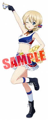 画像ギャラリー No.004のサムネイル画像 / 「ガールズ＆パンツァー 戦車道大作戦！」，チアリーダー衣装の生徒が本日実装