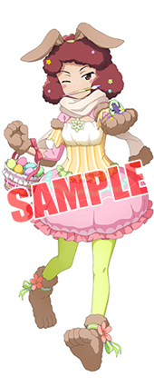 画像ギャラリー No.005のサムネイル画像 / 「ガールズ＆パンツァー 戦車道大作戦！」，イースター衣装の生徒が期間限定で登場