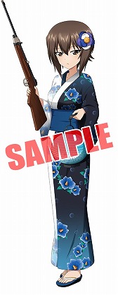 画像ギャラリー No.004のサムネイル画像 / 「ガルパン 戦車道大作戦！」，浴衣衣装生徒の第2弾が登場
