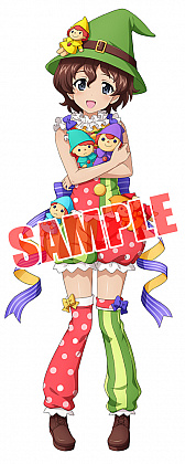画像ギャラリー No.010のサムネイル画像 / 「ガールズ＆パンツァー 戦車道大作戦！」，文化祭衣装の生徒が登場